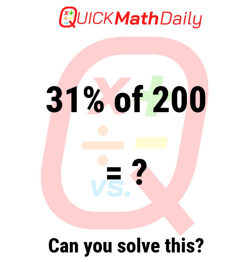 Quick Math Daily Brain Boost 🧠 tweet media