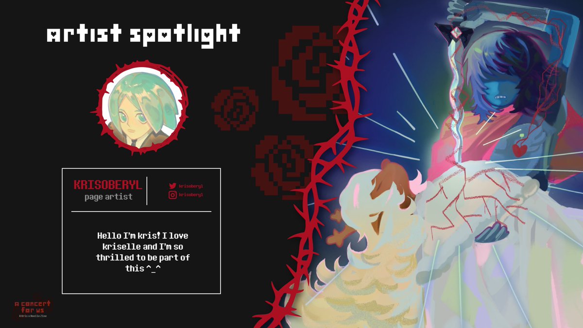 A Concert for Us 🍎❄️ Kriselle zine tweet media