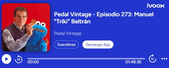 PedalVintage's tweet photo. Aquí os dejamos el Podcast🎙️de esta semana: @gzlz11 entrevista al @TrikiBeltran. Esperamos que os guste:
https://t.co/GBeQxeBIfr https://t.co/6UdSdzfjoZ