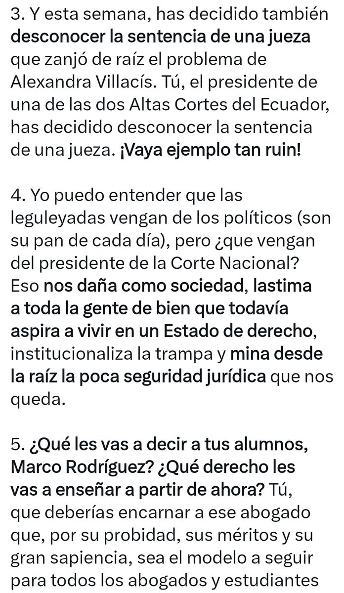 Feramos1a's tweet photo. Q tremenda putead* a Marco Rodríguez, la merece!
Es la máxima autoridad q imparte justicia y profesor, cómo puede él desconocer fallo de jueza Pila?
Sí, con q cara vas a ver a tus alumnos Marquito?
Representante de @CorteNacional se presta para delincuencia organizada(?)😳
👇👏👏 https://t.co/8tvngENkhD