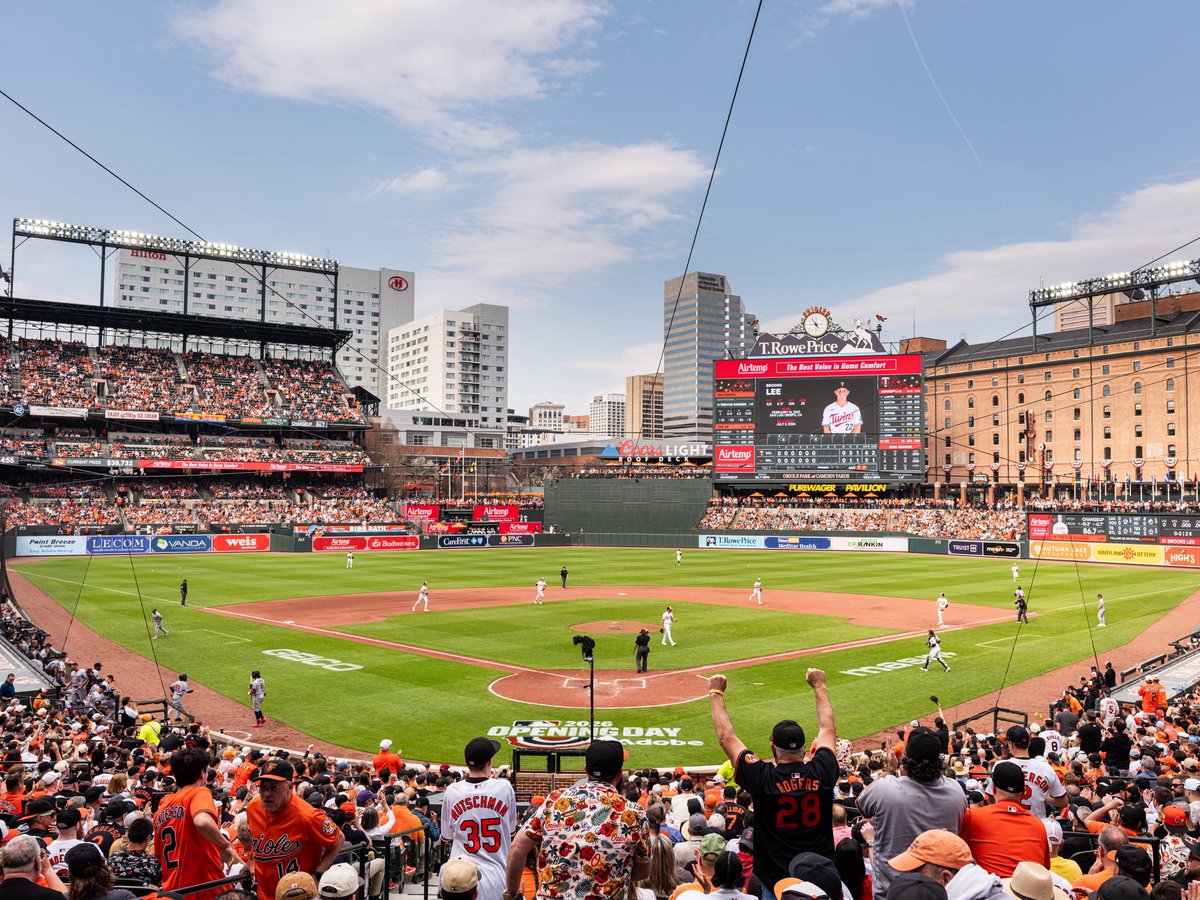 CoreyJennings's tweet photo. Yesterday #orioles Opening Day was a blur and a dream. 

Let’s Go O’s! 

#flydifferent #oriolesmagic https://t.co/OWistInvzq