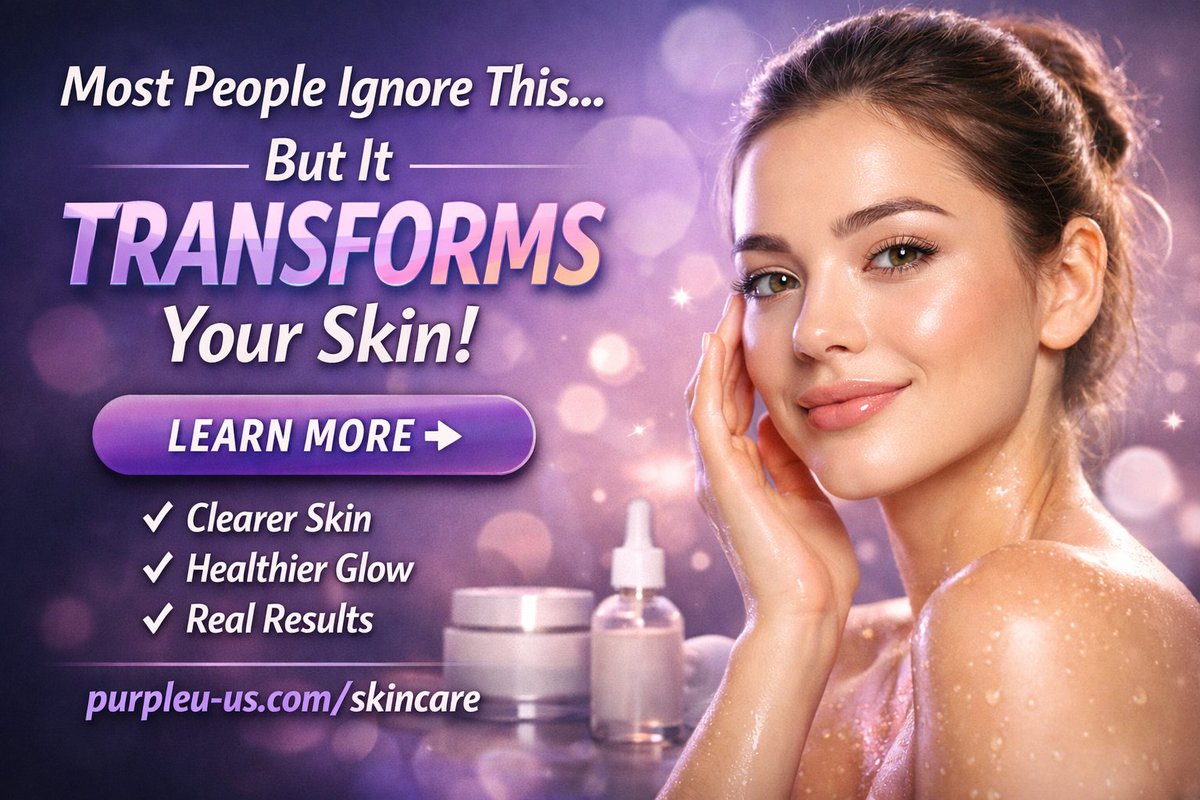 AftgalleyGreg's tweet image. This is the kind of thing you ignore…
until you wish you didn’t.
👉 purpleu-us.com/order/skincare…
#skincaretips #selfcare #beautycommunity