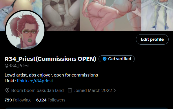 R34_Priest(Commissions OPEN) tweet media