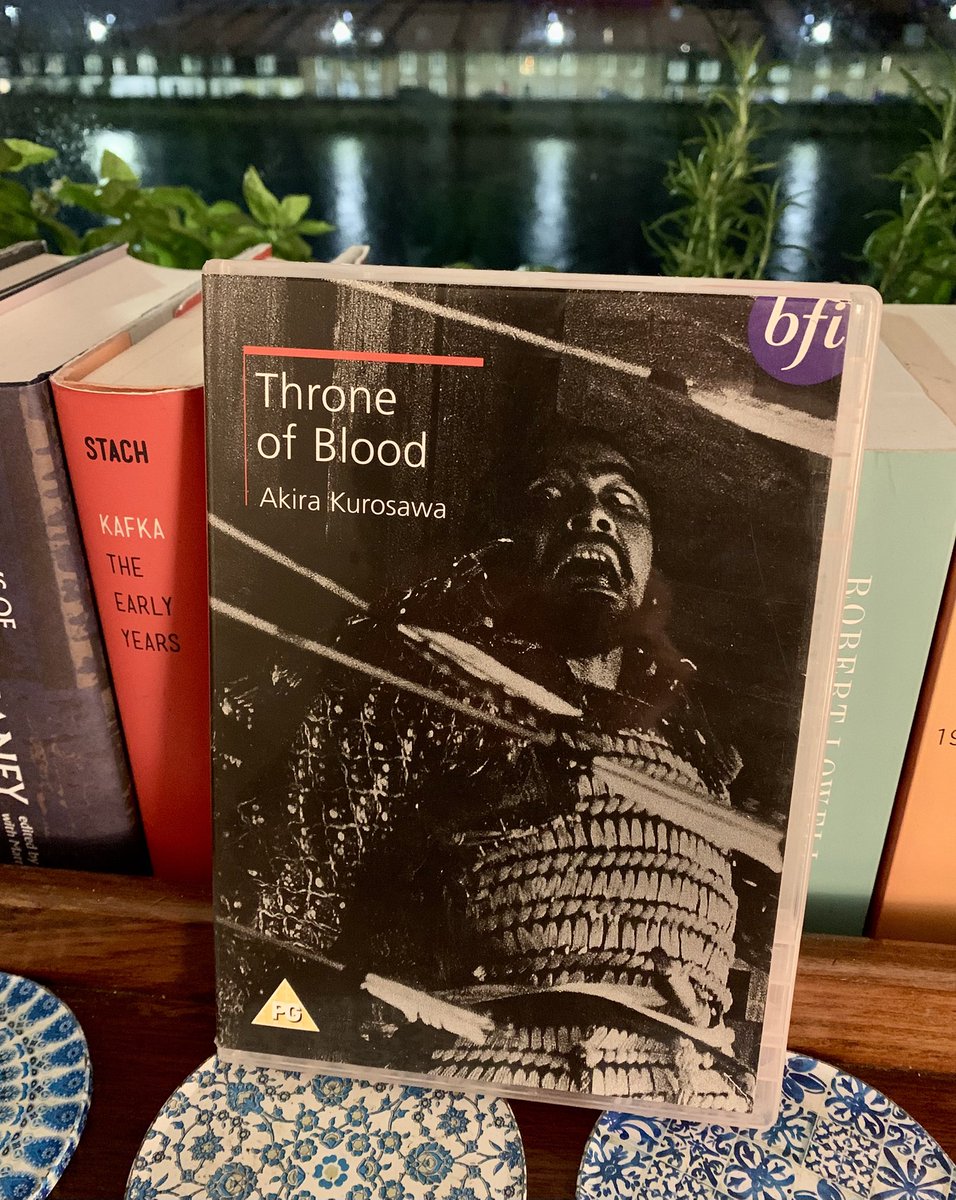 DrDavidVernon's tweet photo. Still one of the most astonishing films imaginable: Kurosawa’s Throne of Blood (1957). Macbeth translated to feudal Japan — there’s nothing else like it in cinema. https://t.co/echI1tZ2dz