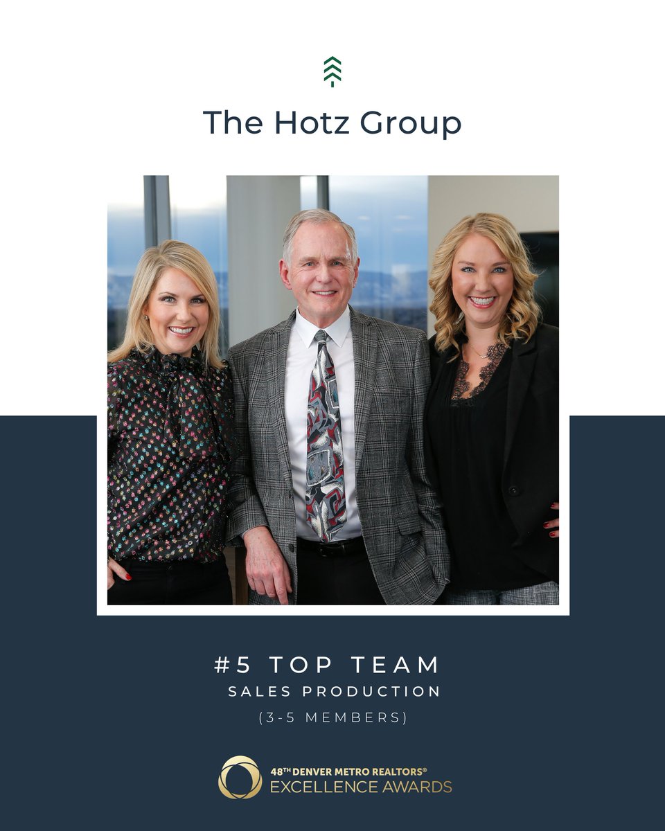 kentwood's tweet image. Kentwood Real Estate is honored to announce The Hotz Group as Denver's #5 Top Producing Team by Sales at the 2026 DMAR Excellence Awards. 🏆

Huge congratulations to The Hotz Group on this well-deserved honor. We are so proud!

#dmar #dmarawards #realestateawards #kentwoodre