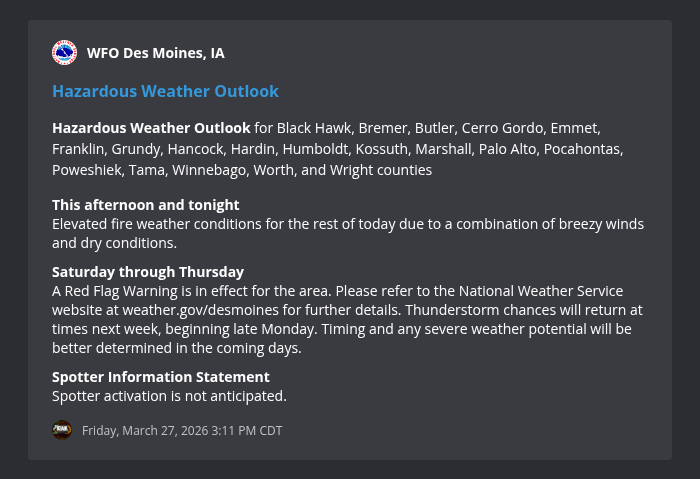 Iowa Weather Network tweet media
