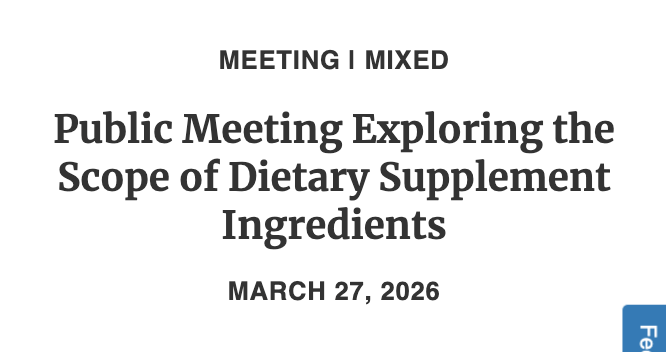 🚨 BREAKING: THE FDA HAD A 6-HOUR MEETING TODAY TO DISCUSS DIETARY SUPPLEMENTS

PEPTIDES WERE MENTIONED 36 TIMES 👀

$HIMS $LLY $NVO 

h/t <a href="/PeptideList/">ThePeptideList</a>