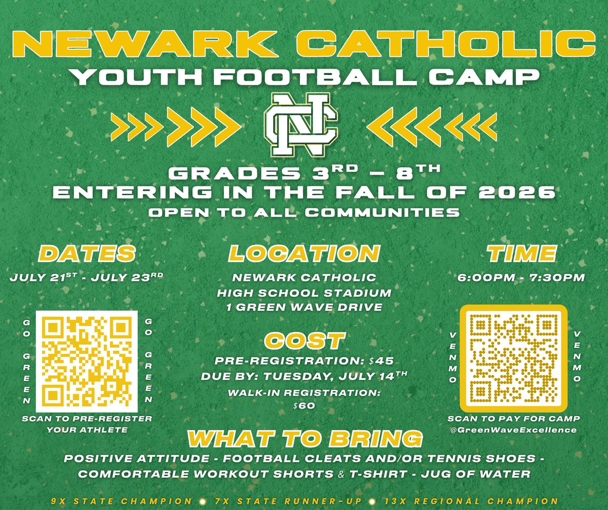 Newark Catholic Football tweet media