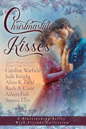 She’s the daughter of a duke. He’s a country vicar. Clearly an unsuitable match. But love isn’t always predictable. <a href="/susanaauthor/">Susana Ellis is writing again!</a> #Regency @bellesinblue #ChristmastideKisses books2read.com/u/m26VG6
