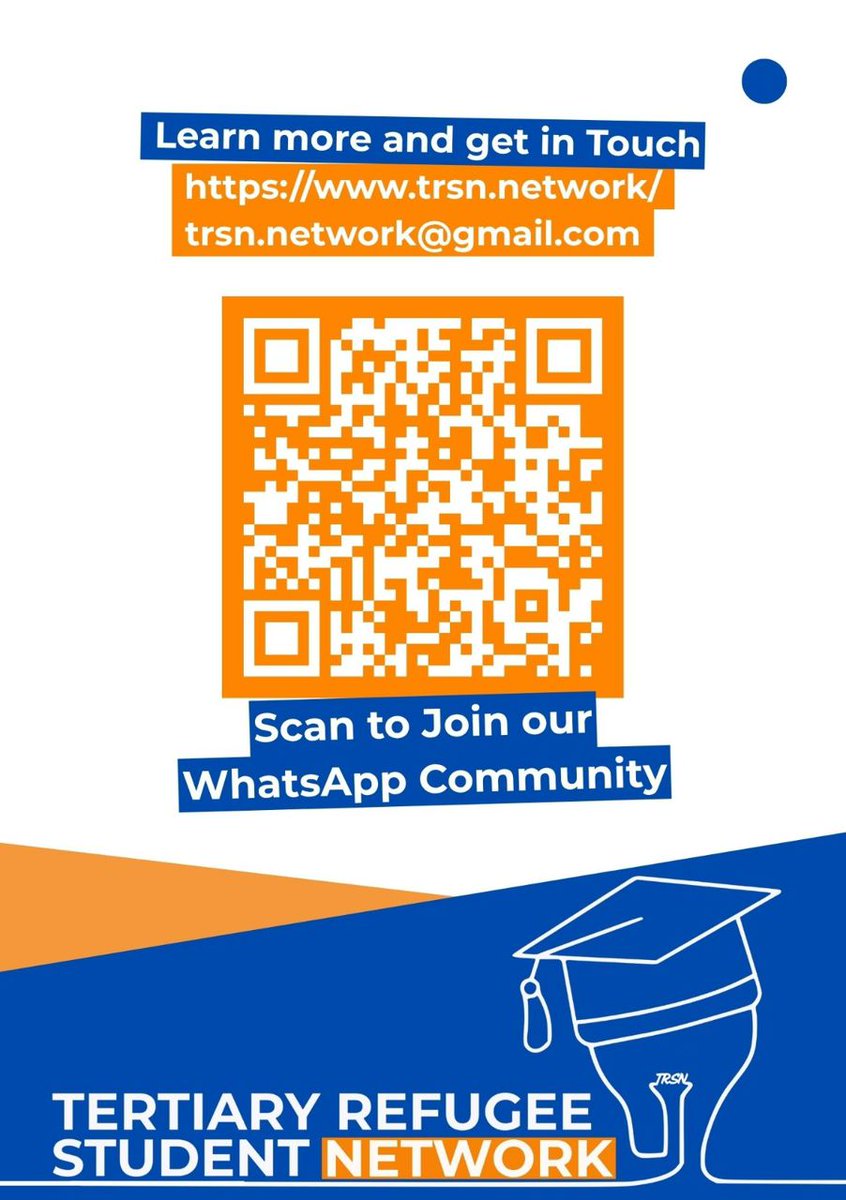 Tertiary Refugee Student Network tweet media