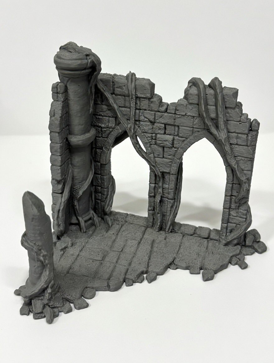 Flow3rofDeath's tweet photo. Working on some new terrain for our games. I love the details this has. Now to eventually learn how to paint. @BambulabGlobal @stlflix https://t.co/2T9MQFNVXX