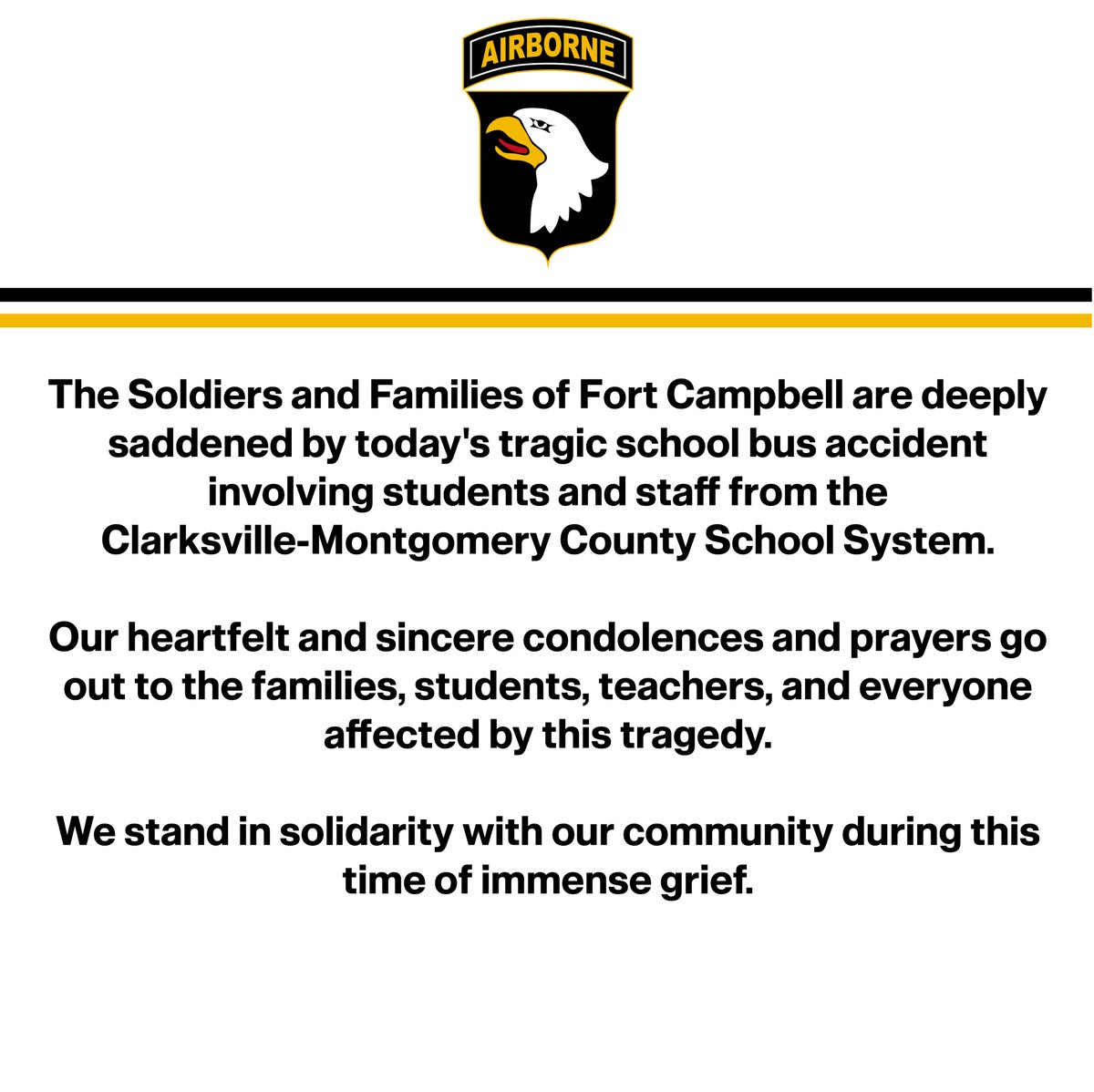 101st Airborne Div. tweet media