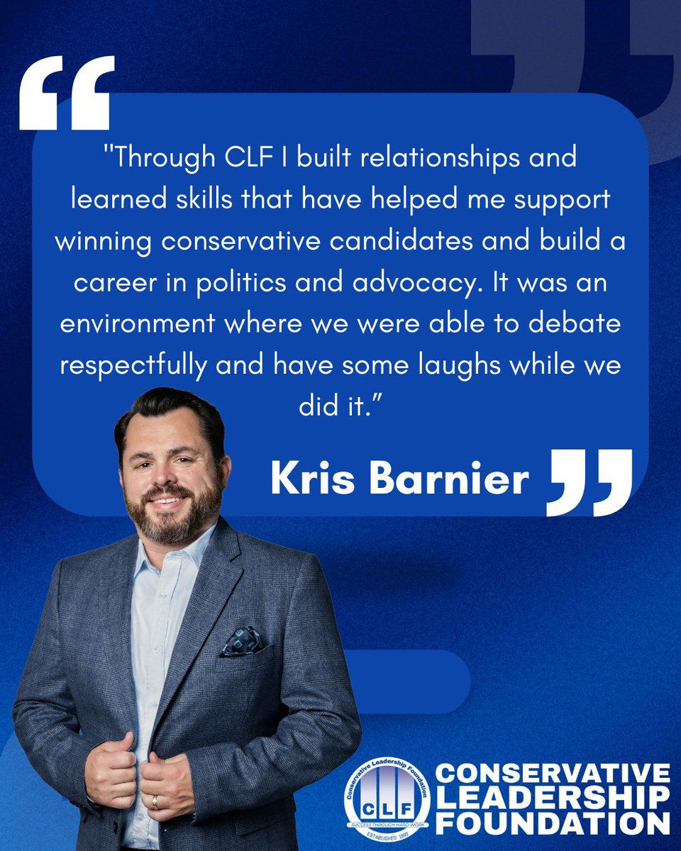 CLF_Training's tweet photo. Flashback Friday!

CLF is proud to recognize outstanding alumni such as @RCCentralCA, who have gone on to build distinguished careers in politics, public advocacy, consulting, lobbying, and beyond.

Congratulations, Kris — we look forward to celebrating your continued success! https://t.co/ZlDQ7xSgNk