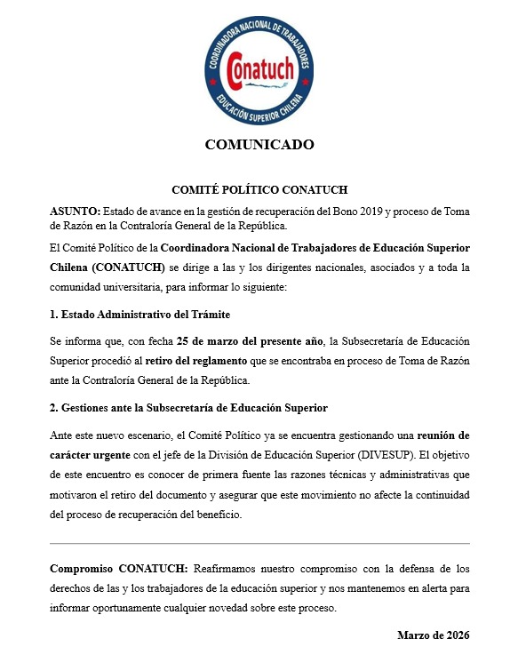 conatuch's tweet photo. Comunicado de nuestra Coordinadora. https://t.co/zw4mBC0gTl