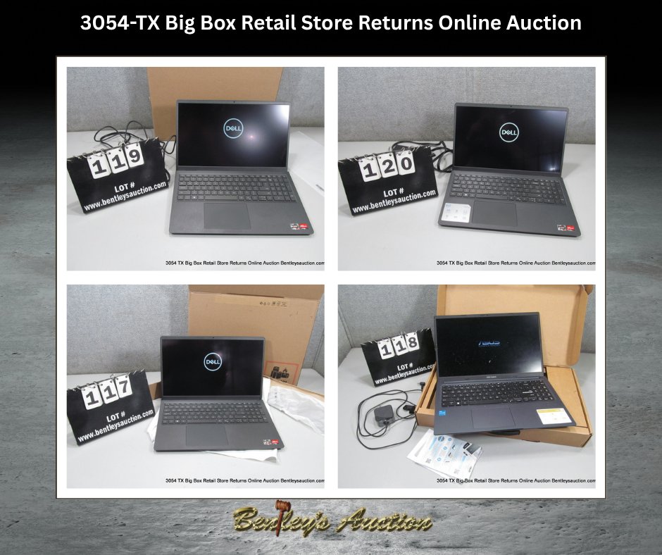 bentleysauction's tweet image. ✨3054-TX Big Box Retail Store Returns Online Auction
📍7148 Bell, Amarillo, TX 79109
📆ENDS: Monday, April 6 at 7 PM CDT

🔷BID NOW ➡️ rebrand.ly/6084e2

#bentleysauction #auctionsouthwest #bigbox #retailreturns #furniture #onlineauction #publicauction #overstock
