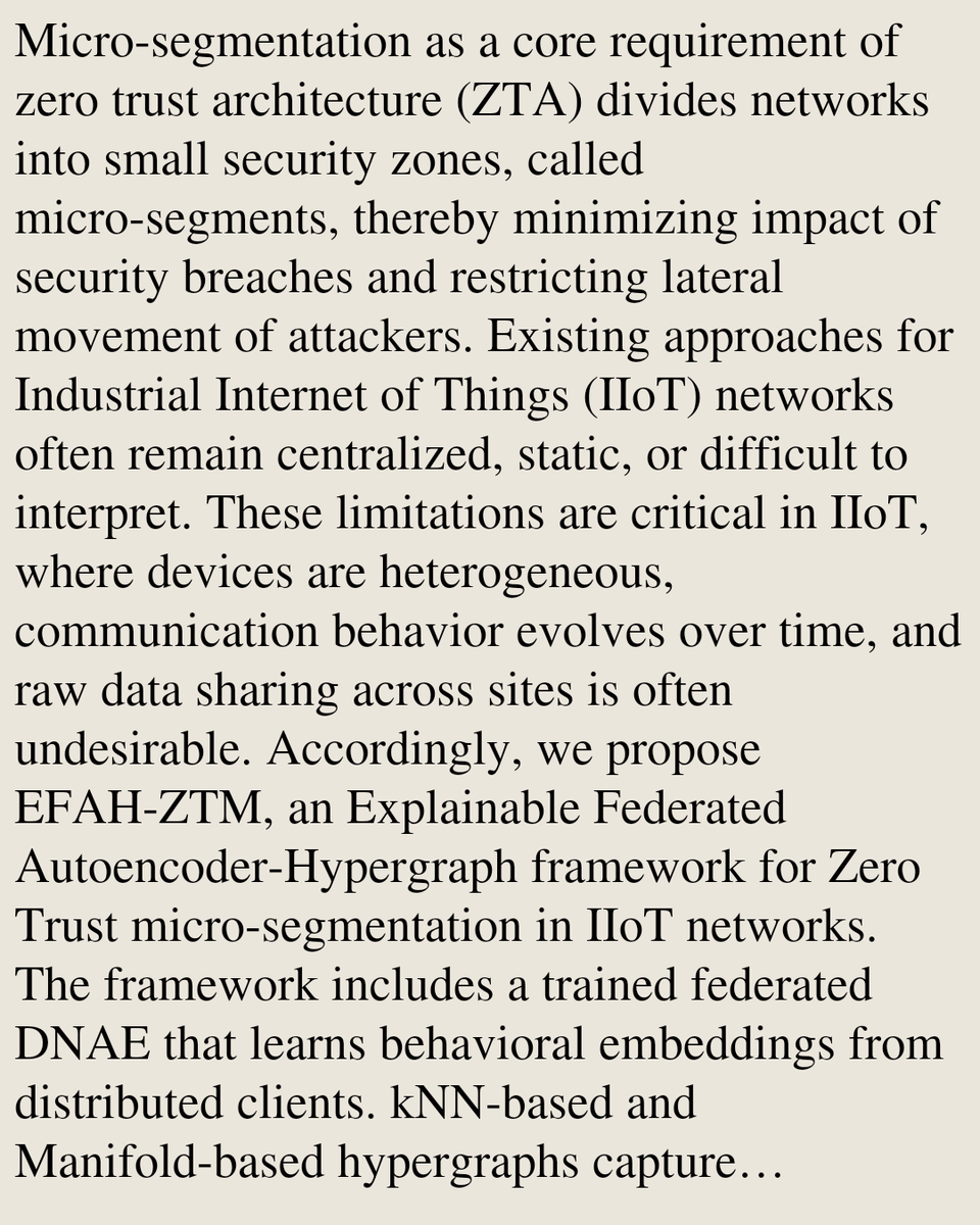 Cryptography and Security arXiv tweet media
