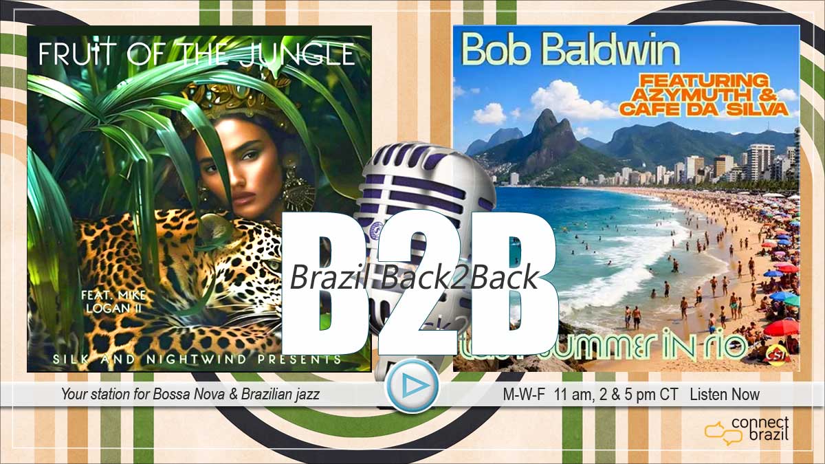 BRAZILtweets's tweet photo. Two soon-to-be springtime faves! Mike Logan II sings ‘Fruit Of The Jungle’ with Chicago’s Silk &amp; Nightwind. And Azymuth with Atlanta keyboardist Bob Baldwin on ‘Last Summer In Rio’. On Demand!
https://t.co/ZskPUknwc5

#brazilback2back #connectbrazil #brazilianjazz #bossanovamusic https://t.co/M31vrQMbnl