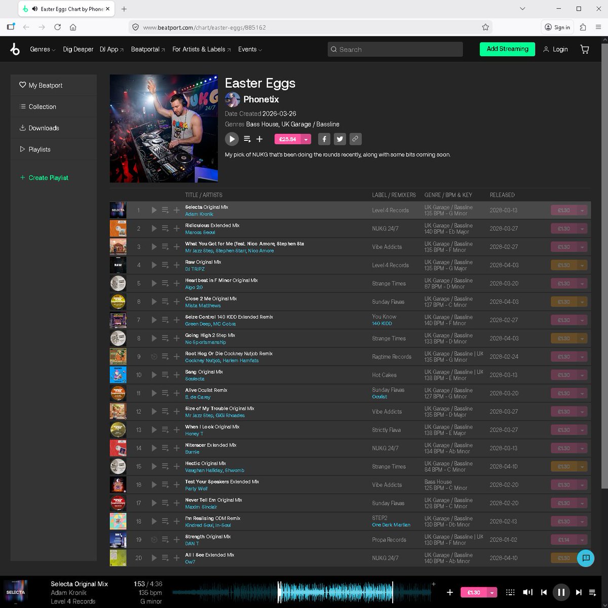RobPhonetix's tweet photo. My pick of NUKG that's been doing the rounds recently, along with some bits coming soon 💪

Beatport ~ https://t.co/i8sKprKITF

Juno ~ https://t.co/Ast3TPb0pB

Traxsource ~ https://t.co/Er39eWOLMI

🔥🎶 from some of UKG's finest artists + labels 👌

#NUKG #newUKGarage #newUKG https://t.co/OEGhkioMHF