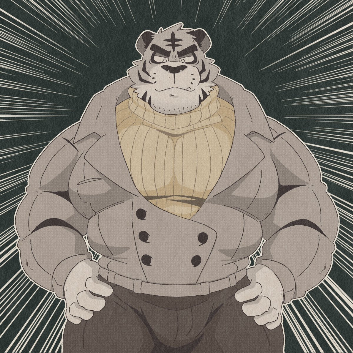 What do you want?🐾 

#bara #fatfur #furryart