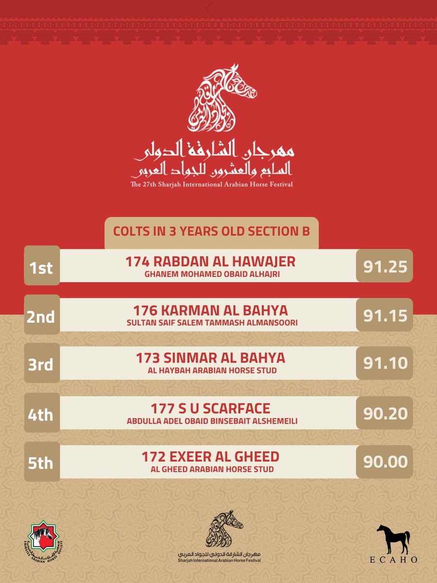 جمعية الإمارات للخيول العربية tweet media