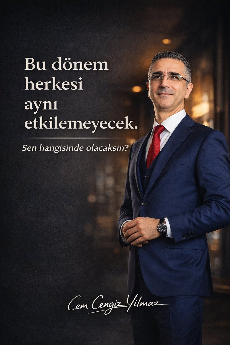 Kimse söylemiyor:

Bu dönem herkesi aynı etkilemeyecek.

Bazıları kaybedecek.
Bazıları güçlenecek.

Fark:
- Değişimi izleyenler
- Değişimi yönetenler

Soru şu:
Sen hangisisin?

#yapayzeka #gelecek