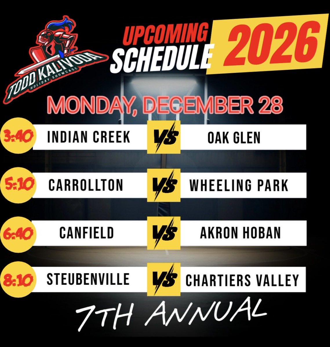 KalivodaTodd's tweet photo. @AndrewGrimm_ 
@RMetzgerWTOV9 @OVAC_One 
@WTRF7News 
@NEOZoneHS 
This Year we Have 23 HS Squads Committed to the 7th Annual Todd Kalivoda Holiday Showcase 

You Asked?
We Delivered!!!💯🏀
‘26 TKHS Lineup https://t.co/OLBPHiKQfc