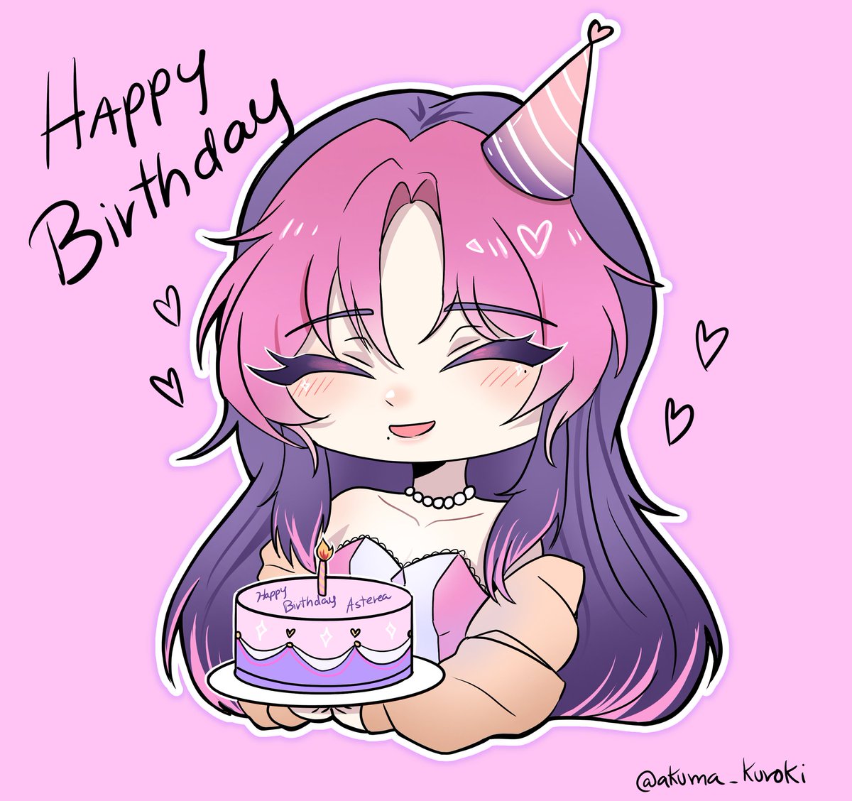 ✨️ Happy Birthaday Asterea ✨️ <a href="/Ast3rea/">Evil Asterea (studying)</a>
#happybirthday #WHB