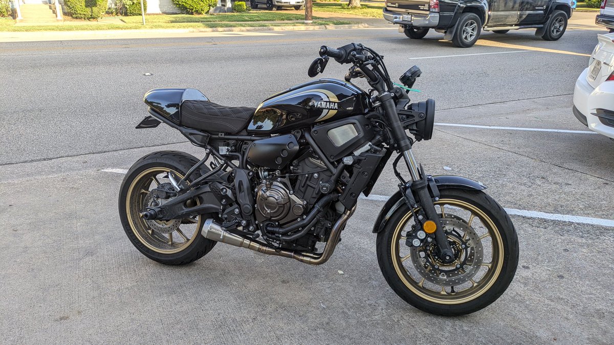 Enthalpy_81's tweet photo. Bit of a late post, but I finally finished my motorcycle upgrades 🏍 https://t.co/qS99bDG7SB