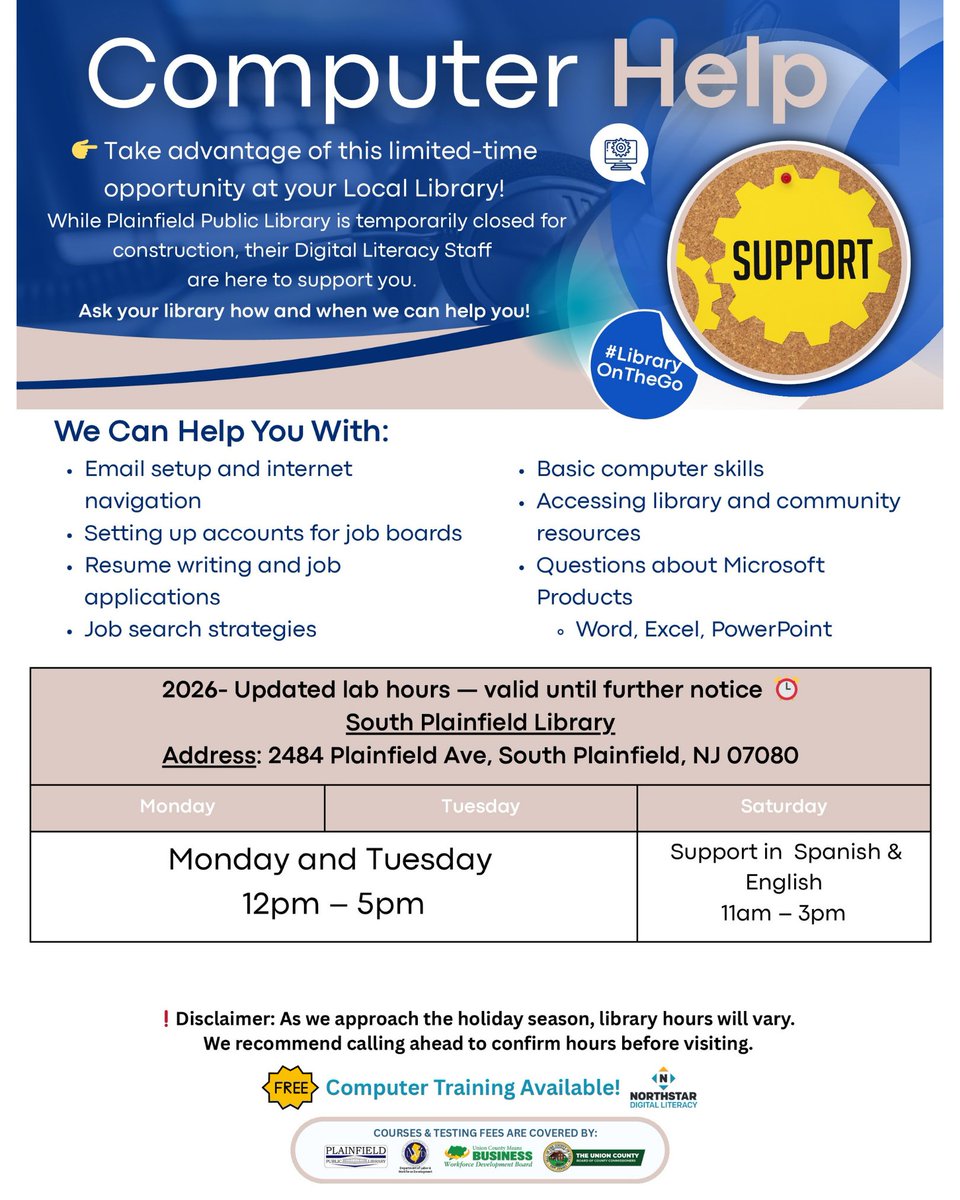 Plainfield Library tweet media