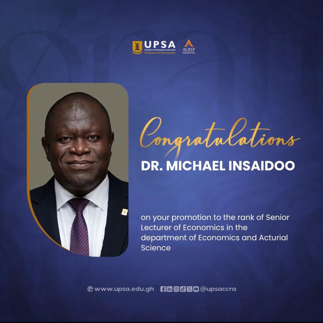 eassaupsa's tweet photo. ♥️🤍♥️🤍♥️🤍🤍♥️🤍♥️🤍♥️

Congratulations to the Patron of the Economics and Actuarial Science Students Association (EASSA), DR. MICHAEL INSAIDOO, on his promotion to the rank of Senior Lecturer of Economics in the department.

🎊🎊🎊 https://t.co/gsUSoPMeAC