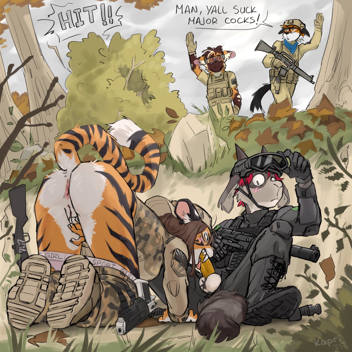 As the only girl on the airsoft team, Alex gets her way a lot.   

Feat. <a href="/ZylanosZ/">Zylanos with the orange tongue</a>

🎨<a href="/kapricult/">Kapri</a>