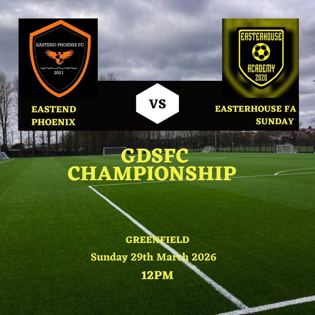 Easterhouse FA (Sunday) tweet media
