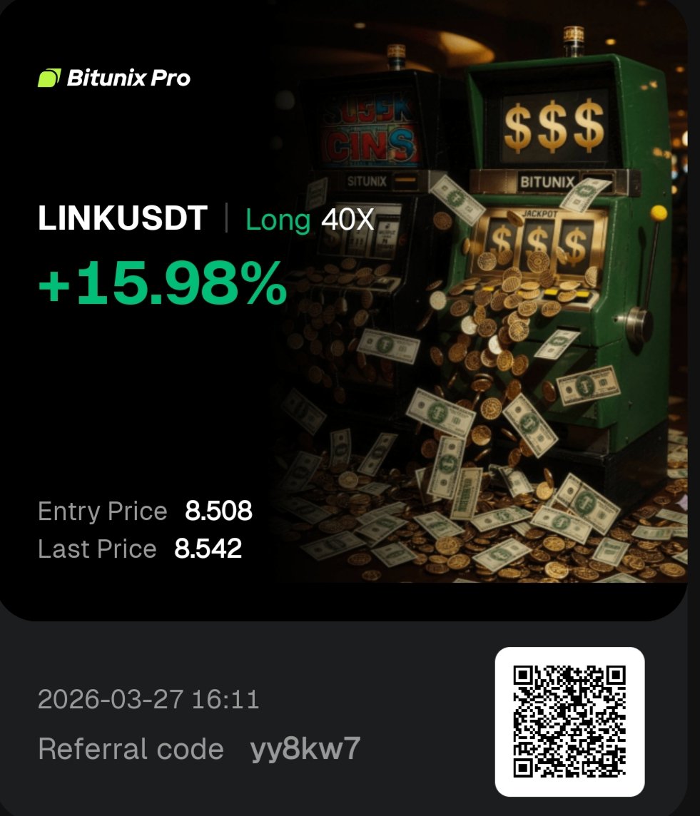 CryptoJoeReal's tweet image. #Chainlink trade is in profit.  💰

$LINK with a small bounce off that double bottom.

Profit is profit especially during this market dip.

#LINK $LINK #Crypto #Altcoins #AltcoinSeason #LINKUSDT #Altseason #CryptoTrading #Trading #TradingSignal #TradingSignals #CryptoSignals