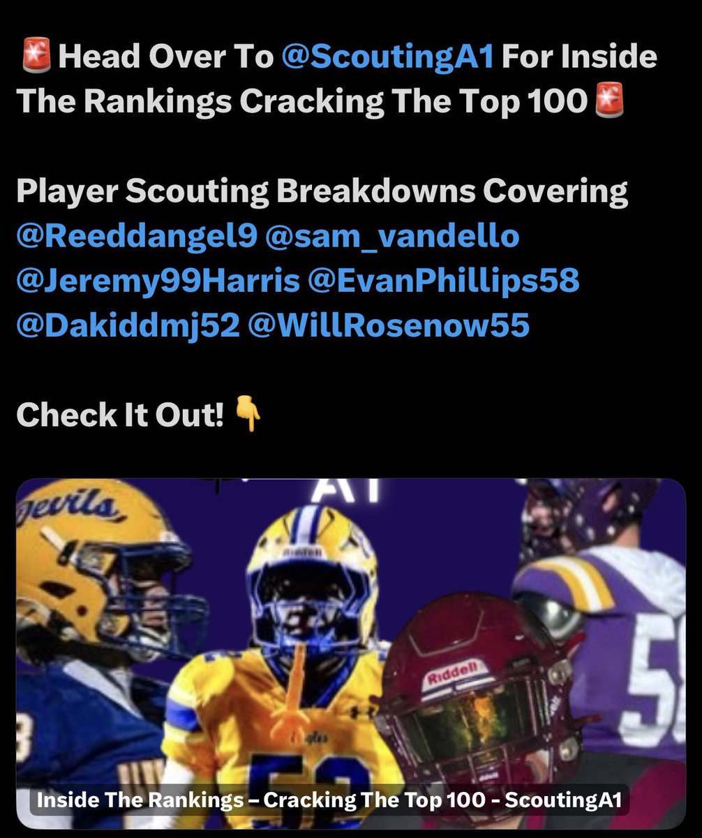 Sam Vandello tweet media