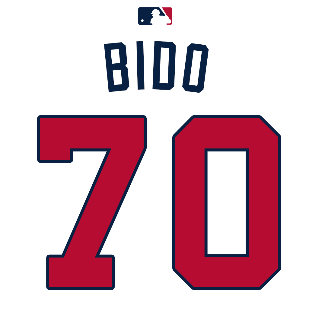 NumbersMLB's tweet image. RHP Osvaldo Bido will wear number 70. Last worn by RHP Rolddy Muñoz in 2025. #Braves