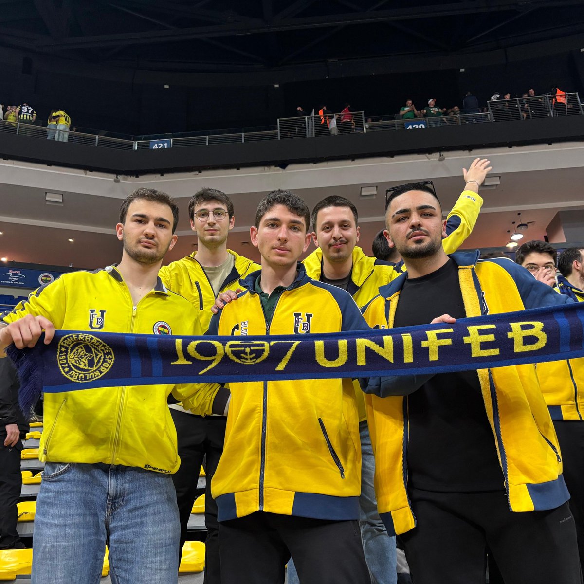 1907 ÜNİFEB İstanbul Beykent Üniversitesi örgütlenmesi olarak Fenerbahçe Beko - Zalgiris karşılaşmasında takımımızı yalnız bırakmadık.