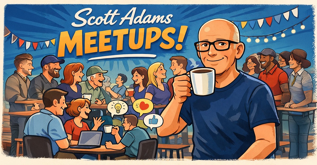 Scott Adams Meetups tweet media