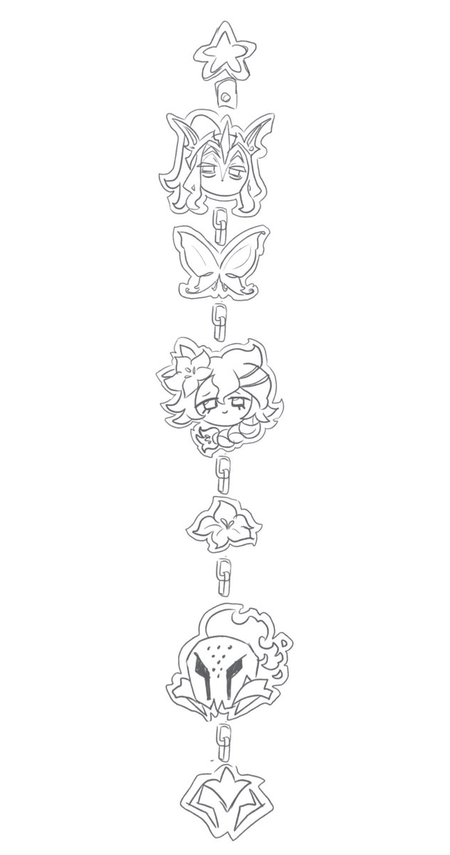 YugaJana's tweet image. new keychain concept yay or nay

#silentfaelily