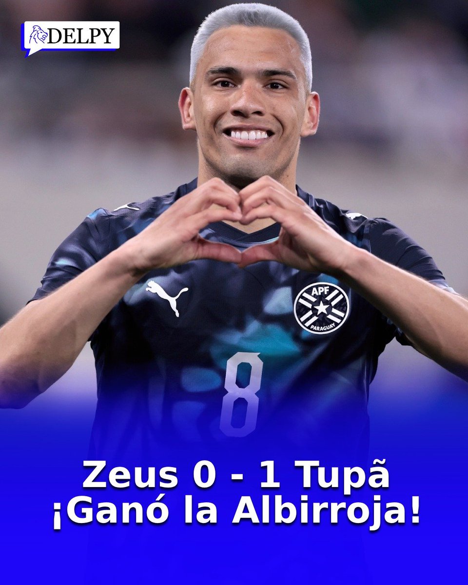 ▶️ ¡TRIUNFÓ  LA ALBIRROJA! | 🇵🇾🔥⚽

🏟️ La Selección Paraguaya ganó ante Grecia en el amistoso disputado en El Pireo de Atenas.

💥 Diego Gómez se vistió de héroe y clavó el gol del triunfo.  🇬🇷Grecia 0 - 1 Paraguay. 🇵🇾

🇵🇾 La Albirroja gana, gusta e ilusiona.