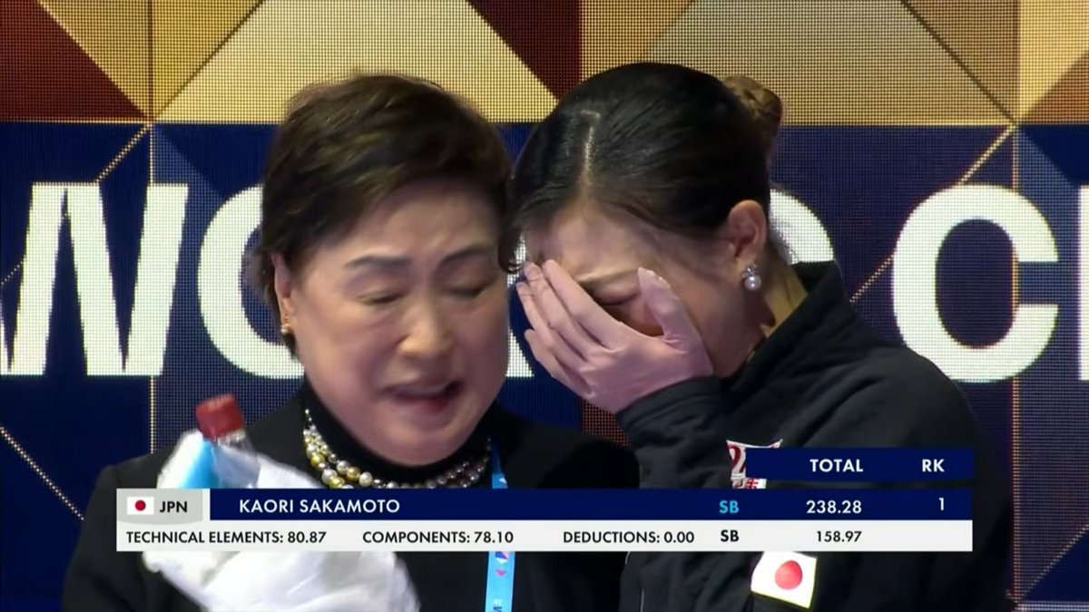 azayakanablue's tweet photo. 坂本花織 最後のFS
♪カオリの讃歌

2A美
3F美
3Lz2T美
FSSp4
StSq4
3S美
3F3T入った！美！ x
2A3T2T良し！ x
ChSq✨️
3Lo美 x
CCoSp4
FCCoSp4

やった😭😭😭😭😭😭😭😭😭😭
ありがとう😭😭😭😭😭😭😭😭😭

158.97※今季世界最高
238.28※今季世界最高
有終の金🥇 https://t.co/kTDzA8EUdD