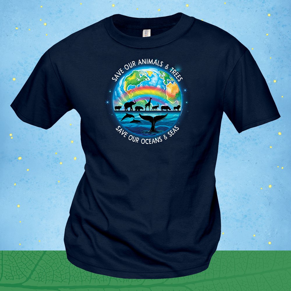 EarthDayShirts's tweet photo. Protect all the colors of life on our planet wearing "Save our Animals &amp; Trees • Save our Oceans &amp; Seas" t-shirts. 🌎 Apply promo code SM4475 to receive your discount.
•
Shop now: https://t.co/m2ww2IeTF9
•
#earthdayshirts #earthdayapparel https://t.co/ryZxDXUxtE