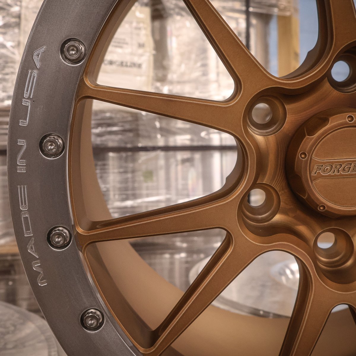 ForgelineWheels's tweet photo. Unexpected. The team at Wheels Performance Miami created a truly unique combination with this set of 6-lug 17x10 #Forgeline forged #monoblock #GS1R6Beadlock wheels for a Ford F-150. The Brushed Matte Tinted Gold finish, paired with Tinted Clear #beadlock rings, creates an almost animated appearance. Learn more about the GS1R-6 Beadlock (including sizes and pricing) at: https://t.co/Lctfe0WGPP
🇺🇸🇺🇸🇺🇸
---------------
Wheel: #ForgelineGS1R6Beadlock
Type: Forged Monoblock
Series: Drag Racing Series
Size: 17x10.0 (x4)
Finish: Brushed Matte Tinted Gold with Tinted Clear Beadlock Rings