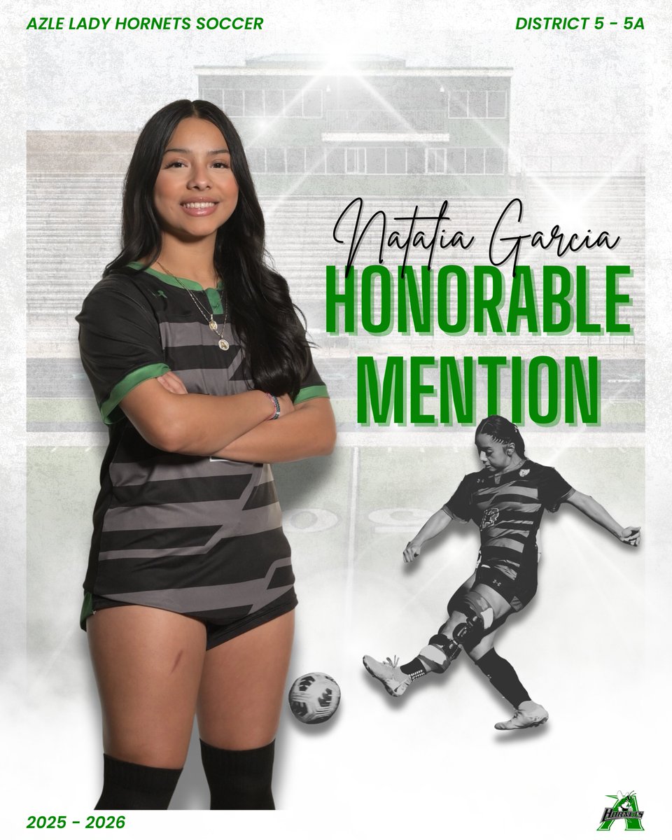 AzleSoccer's tweet photo. 🏆 Honorable Mention 🏆

Senior, Preslie Murrell
Junior, Natalia Garcia
Sophomore, Emily Perez
Freshman, Savana Swint https://t.co/WMkBqJwRrn