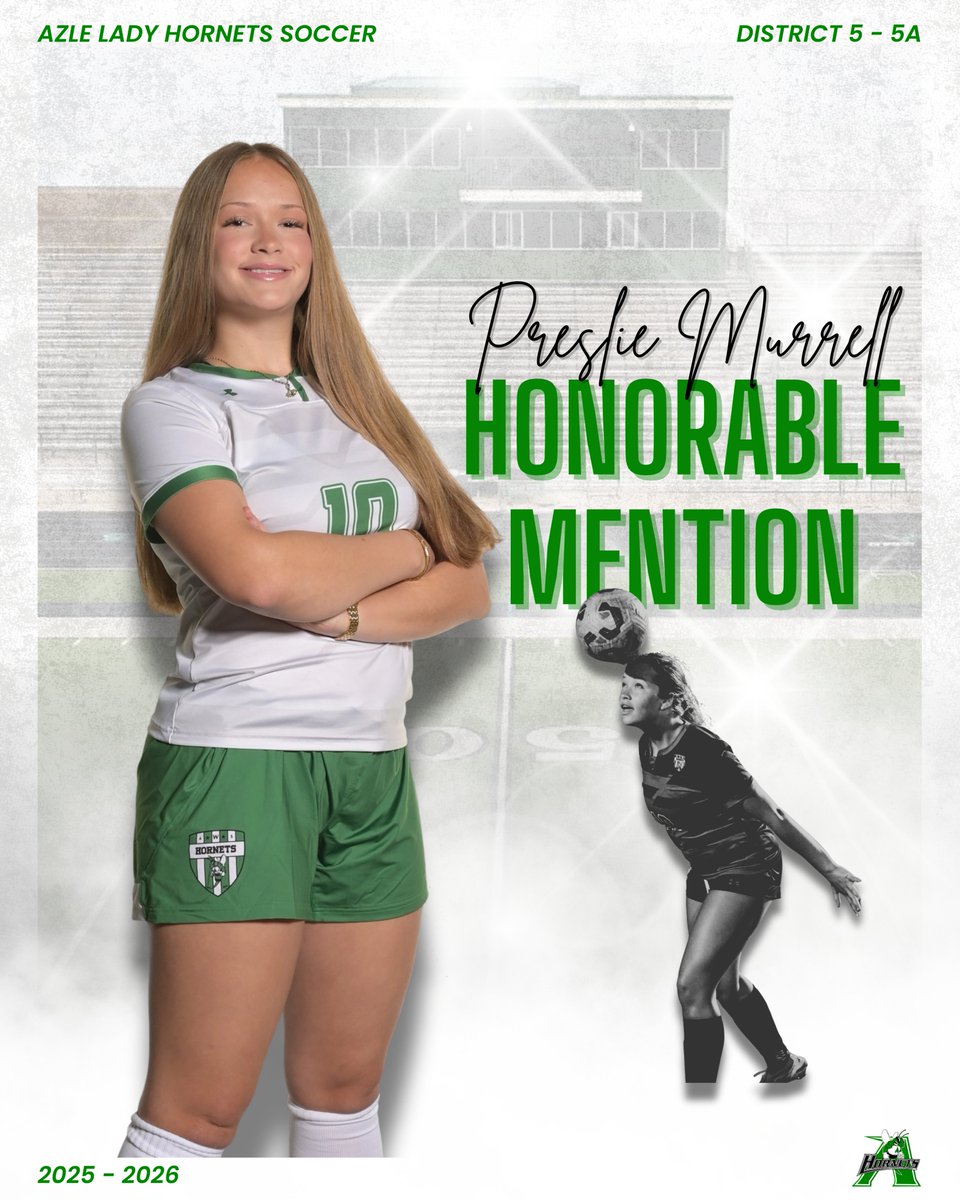 AzleSoccer's tweet photo. 🏆 Honorable Mention 🏆

Senior, Preslie Murrell
Junior, Natalia Garcia
Sophomore, Emily Perez
Freshman, Savana Swint https://t.co/WMkBqJwRrn