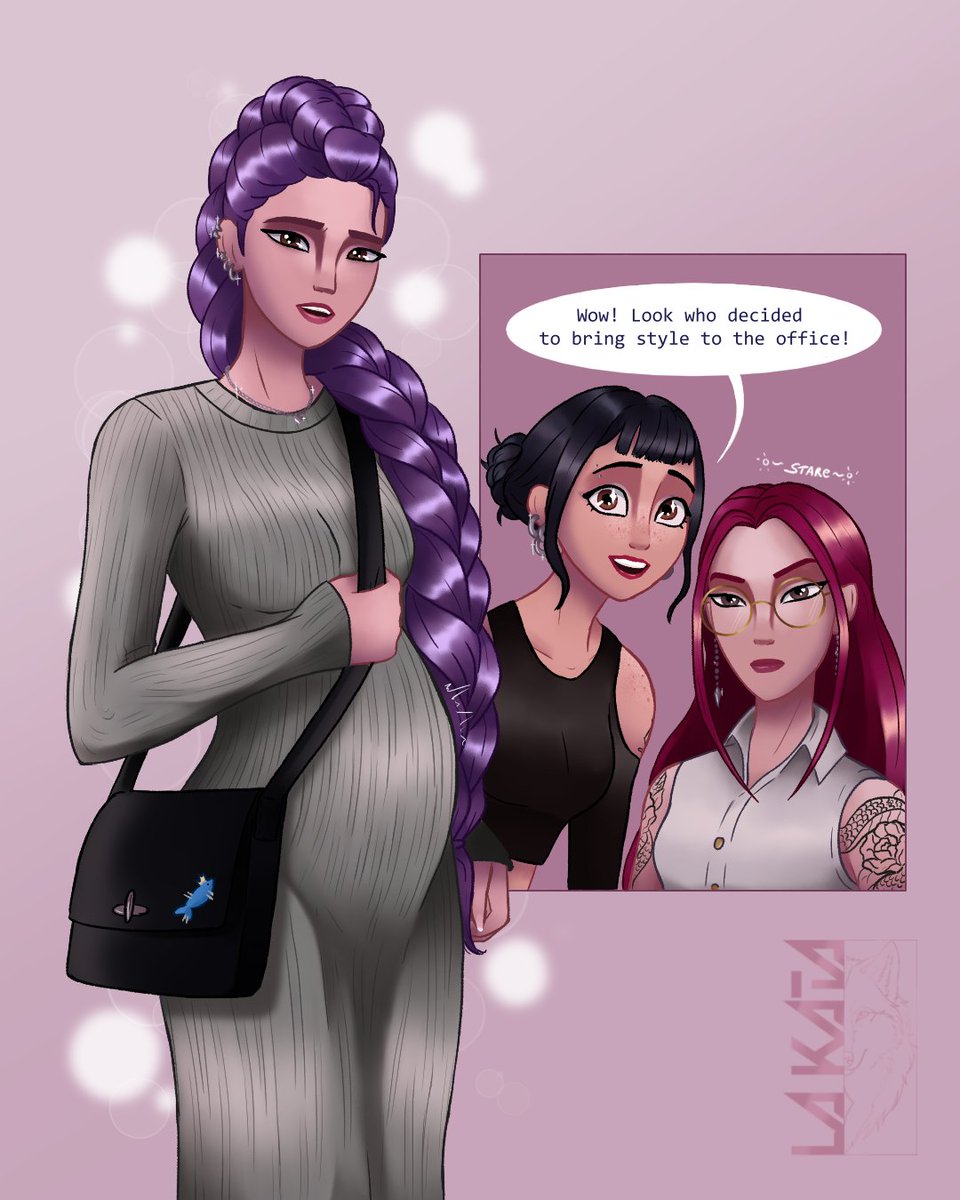 la_kata4ever's tweet image. ✨️Our Best Contour✨️
(Chapter 3 :Sparkles and Sketches)
This is a fanart of a fanfic I'm reading, I found it adorable as soon as I read it.
Fanfiction by @domnyra 
#kpopdemonhunters #rumira #rumi #mira #zoey #kpdhfanart #KPDH