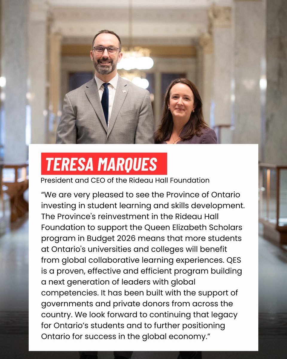 nolanmquinn's tweet photo. #ICYMI Yesterday, we dropped Budget 2026: a Plan to Protect Ontario. Check out what leaders across the postsecondary sector are saying about our record-setting investments.

#ProtectOntario, https://t.co/tfEk0Xr0hy