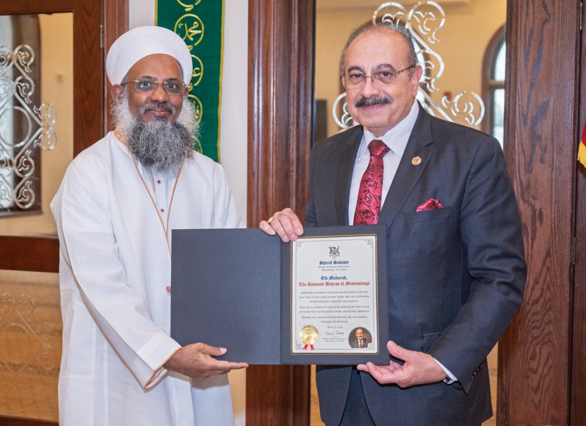 Bohras_Canada's tweet photo. @JoeHorneck @AlvinTedjo @Dhillon2381 @IndiainToronto @Navjitkaurbrar @iHarkiratSingh @RodPower7_8 @paulvicente @ClrSameeraAli @imranhasanyyz @lencarby @SaiDhamCanada @jontsao @ShamjiAdil @DeepakAnandMPP @MppGualtieri @OPP_News https://t.co/pZRmiC86GT