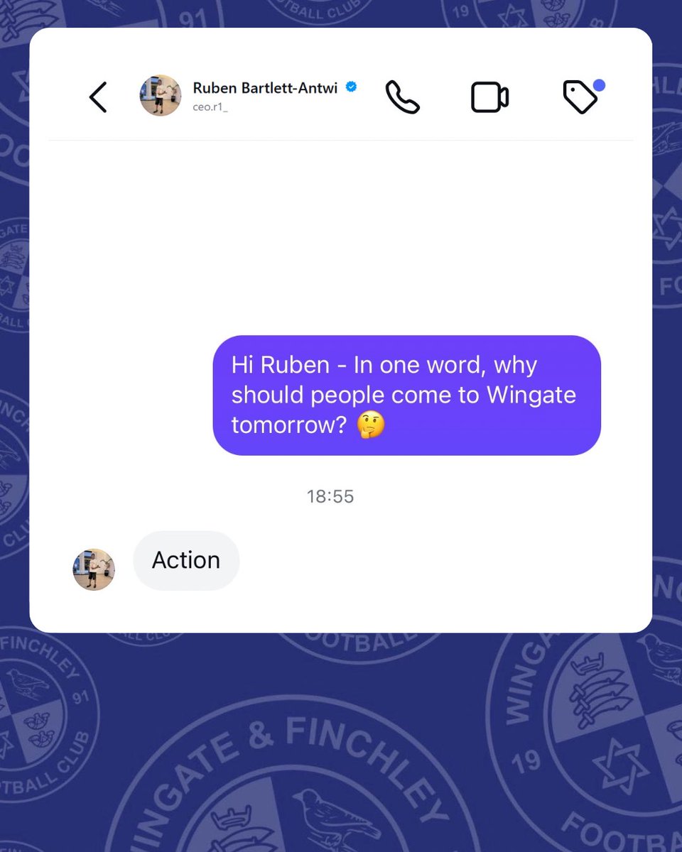 Wingate & Finchley FC tweet media