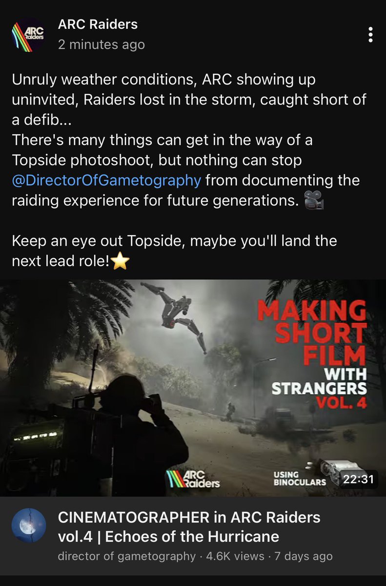 director of gametography tweet media