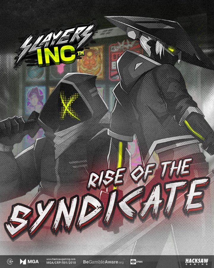 slashbet's tweet image. What is the most amount of VS's you've ever landed? 

Provider: Hacksaw Gaming
RTP: 96.28%
Max Win: 15000x 
Volatility: High

Go slash.bet that 15000x max win on Slayers Inc. 

#hacksaw #maxwin #slots #casino